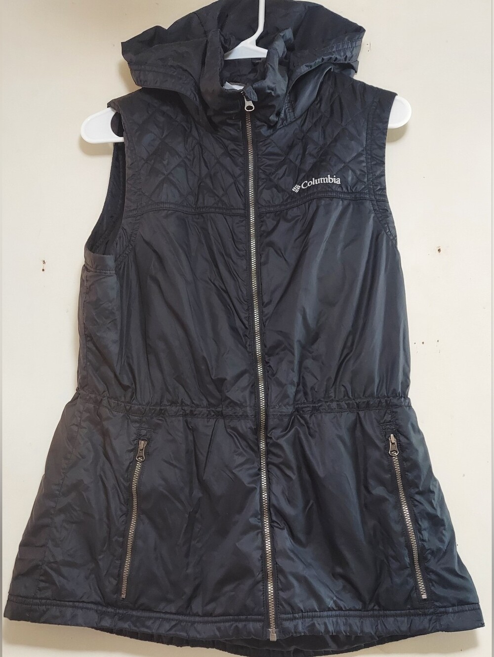Columbia Womens Hooded Black Vest